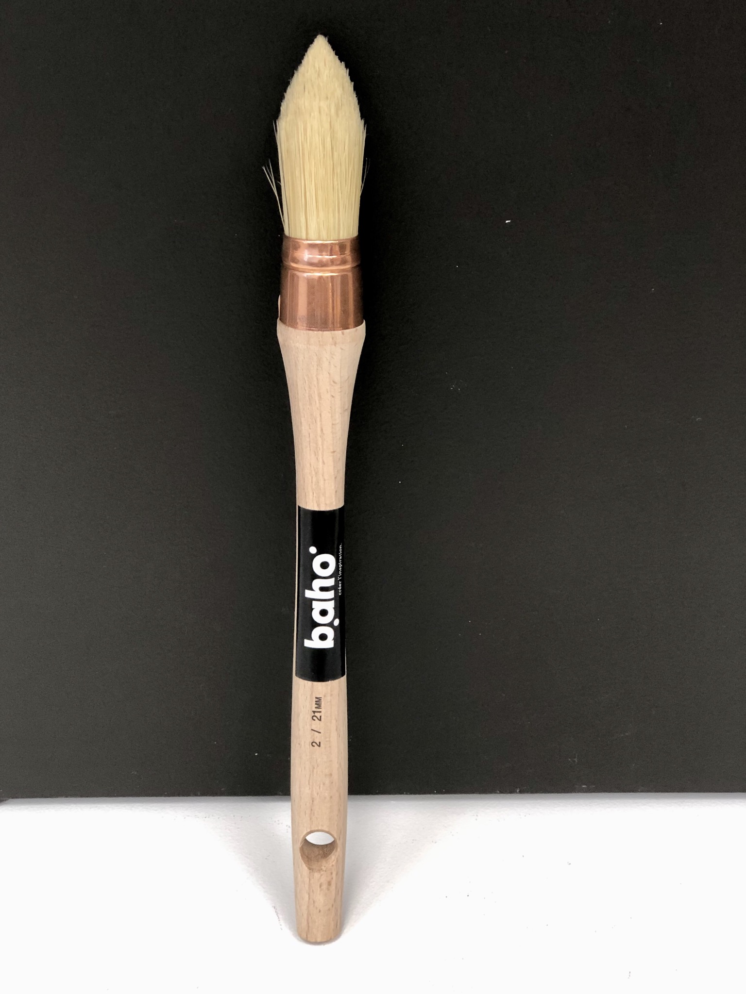 BROSSE A RECHAMPIR VIROLE CUIVRE EN 2 Baho D co