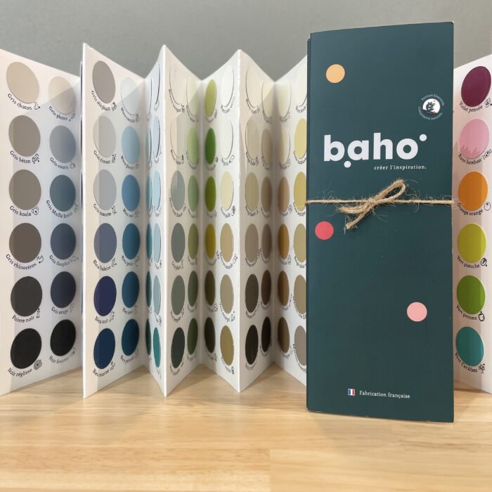 nuancier ouvert et fermé Baho 142
