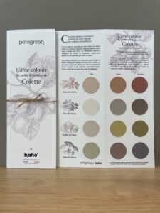 nuancier ouvert et fermé Colette Baho Peregreen.
